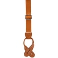 thumbnail image 2 of CTM®  Coated Leather Button-End 1 Inch Suspenders (Men's), 2 of 3