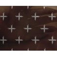 thumbnail image 4 of oneOone Georgette Viscose Fabric Plus Sign Kasuri Print Sewing Fabric BTY 42 Inch Wide, 4 of 4