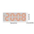 thumbnail image 3 of Xihbxyly Réveil Visage Blanc Frais Style Horloge de Chambre Réveil Étudiant Affichage de la Date et de la Température Trois Réglages de Luminosité Réglables Convient pour l'École le Bureau les Fournitures de Voyage Économies, 3 of 7