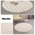 thumbnail image 4 of Beige Neutral-Toned Accent Rug High-Pile Design For Comfort Underfoot #62KbT, 4 of 6