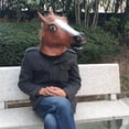 thumbnail image 2 of Head Horse Head  Novelty Cosplay Masquerade  Funny Latex Animal Head, 2 of 7