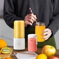 thumbnail image 1 of Handheld Blender, USB Rechargeable Immersion Blender, 6 Blade Personal Smoothie Maker, Portable Mixer for Shakes, Travel, Kitchen, Home Gym, Quiet Operation, Easy Clean, 1 of 4