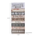 thumbnail image 2 of IH Casa Decor Canvas Wall Sign Farmhouse Rules, 2 of 3