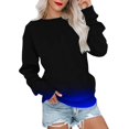 thumbnail image 2 of Meichang Sweat-Shirt pour Femmes Manches Longues Col Rond Ample Pull Tunique Décontractée Confortable Automne avec Poche, 2 of 6