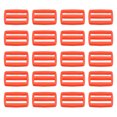 thumbnail image 1 of Unique Bargains Orange Tri-Glide Slide Buckles Webbing Strap Fastener (100 Pack), 1 of 5