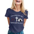 thumbnail image 1 of LUOGENLI T-shirts pour Femme pour Femmes T-Shirt Décontracté à Imprimé de Lettres Col Rond Manches Courtes T-Shirt Plusieurs Couleurs T-shirts pour Femmes T-Shirt Graphique Fête de la Saint-Patrick Marine TTG, 1 of 5