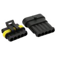 thumbnail image 2 of 5 Sets 4P 5P 6P AMP 1.5 Male and Female Plug Automotive Car Waterproof Connector5P, 2 of 7