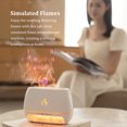 thumbnail image 3 of Becaristey Salt Stone Simulated Flame Aromatherapy Machine Automatic Stop When Water Runs Out Built-in Lack black, 3 of 6