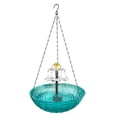 thumbnail image 4 of Hanging Bird Bath with Solar Pump, Plastic Bowl with Steel Chain, Outdoor Garden Bird Feeder and Water Bath for Backyard, Solar Powered Water Circulator, 4 of 4