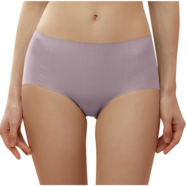 Erwazi Culotte Hipster Sans Coutures pour Femmes, Invisible, Invisible, en Soie Glacée Extensible, Lot de sous-Vêtements Bikini, Culotte