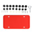 thumbnail image 1 of Miulika Silicone Covers Rust Rubber w/ Drainage Holes Auto Red 2pcs, 1 of 9