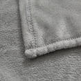 thumbnail image 3 of Couverture en peluche Mainstays gris, 3 of 7