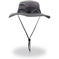thumbnail image 2 of Wide Brim Sun Hat Mesh Bucket Hat Lightweight Bonnie Hat Perfect for Outdoor Activities, 2 of 7