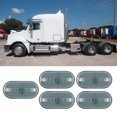thumbnail image 4 of 5 Pcs 6LED 12V Indicateurs de Marqueur Latéral pour Camion Remorque Accessoire Pratique (Rouge), 4 of 9