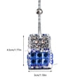 thumbnail image 3 of Dvkptbk Acrylic Bottle Automotive Diamond Perfume Bottle Pendant Car Perfume Bottle Car Pendant Rearview Mirror Car Car Hanging Empty Bottle Other Exterior Accessories, 3 of 7