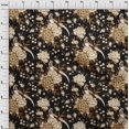 thumbnail image 4 of oneOone Rayon Brown Fabric Asian Chinese Craft Projects Decor Fabric Printed By The Yard 56 Inch Wide, 4 of 4