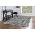 thumbnail image 4 of Cayden 5' x 7' Washable Area Rug, Ivory and Black, 4 of 7