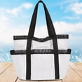 thumbnail image 3 of JWshufel Large Capacity Portable Swimming Bag with Multi Pocket Storage for Beach Swimming Pool Vacation Travel Long Lasting Polyester Mesh Design Easy to Fold and Carry, 3 of 5
