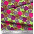 thumbnail image 3 of Soimoi Cotton Duck Fabric Flower Artistic Decor Fabric Printed Yard 42 Inch Wide, 3 of 3