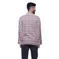 thumbnail image 4 of Atasi Kurta Décontractée Imprimée à Col Chinois Chemise Ethnique Kurta Courte pour Homme Tunique, 4 of 5