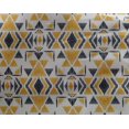 thumbnail image 4 of oneOone Tissu Viscose Georgette Imprimé Ikat Triangle BTY 42 Pouces de Large, 4 of 4