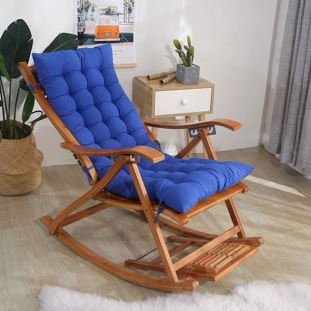 SHAR Fauteuil Berçant de Salon d'Étude Fauteuil en Rotin Coussin Inclinable Fauteuil Inclinable Fauteuil Berçant Coussin de sofa