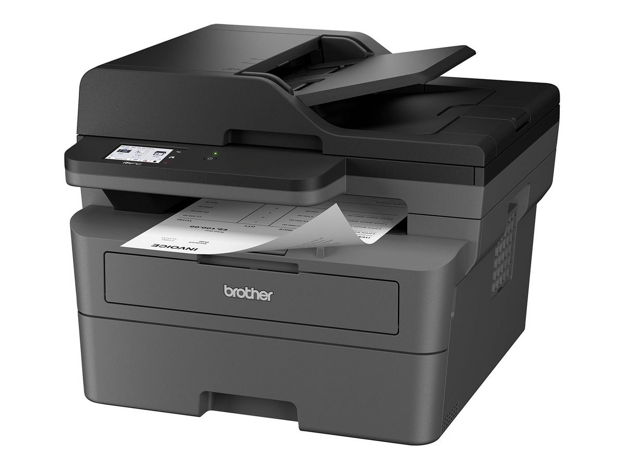 Brother MFC-L2820DWXL - Multifunction printer - B/W - laser - Letter A Size (8.5 in x 11 in) (original) - A4/Legal (media) - up to 34 ppm (copying) - up to 34 ppm (printing) - 250 sheets - 33.6 Kbps - USB 2.0, LAN, Wi-Fi(n)