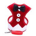 thumbnail image 1 of <p>Dog Harness Leash, Durable Bow Tie Sturdy Pet Vest Traction Rope Set Comfortable Breathable Colorful  For Walking</p>, 1 of 7