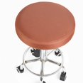 thumbnail image 2 of veasfak Non-Slip Round Cover Elastic Barstool Slipcover Replacement Brown_35x10cm, 2 of 9