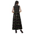 thumbnail image 4 of Moomaya Robe Chemise Longue Femmes Imprimée Sans Manches Robe d'Été Chemise à Boutons, 4 of 4