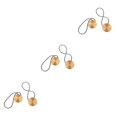 thumbnail image 4 of yingyy 1/2/3/5 2 Pièces Rideau Tieback Ronde Polyester Remplacement Simple Style Ménage Cuisine Parasol Drapé Fixation Fixation Or 3PCS, 4 of 6