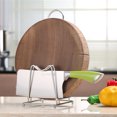 thumbnail image 2 of Amdohai Stainless Steel Cutting Board Holder Chopping Board Stand Rack Kitchen Household Organizer, 2 of 8