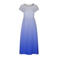 thumbnail image 5 of TopLLC Robe Sans Manches à Col Rond Robe Maxi Sans Manches pour Femmes avec Poches en Lin Ample et Bouffante Caftan Longue Robe Femme Robe, 5 of 5
