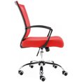 thumbnail image 3 of Modern Home Zuna Ergonomic Mesh Mid Back Office Desk Chair, Black & Red, 3 of 10