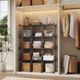 thumbnail image 4 of EDTara Modular Wire Cube Storage Organizer, 12-Cube Metal Grid Shelf Unit for Closet, Books, Office, or Entryway, 4 of 9
