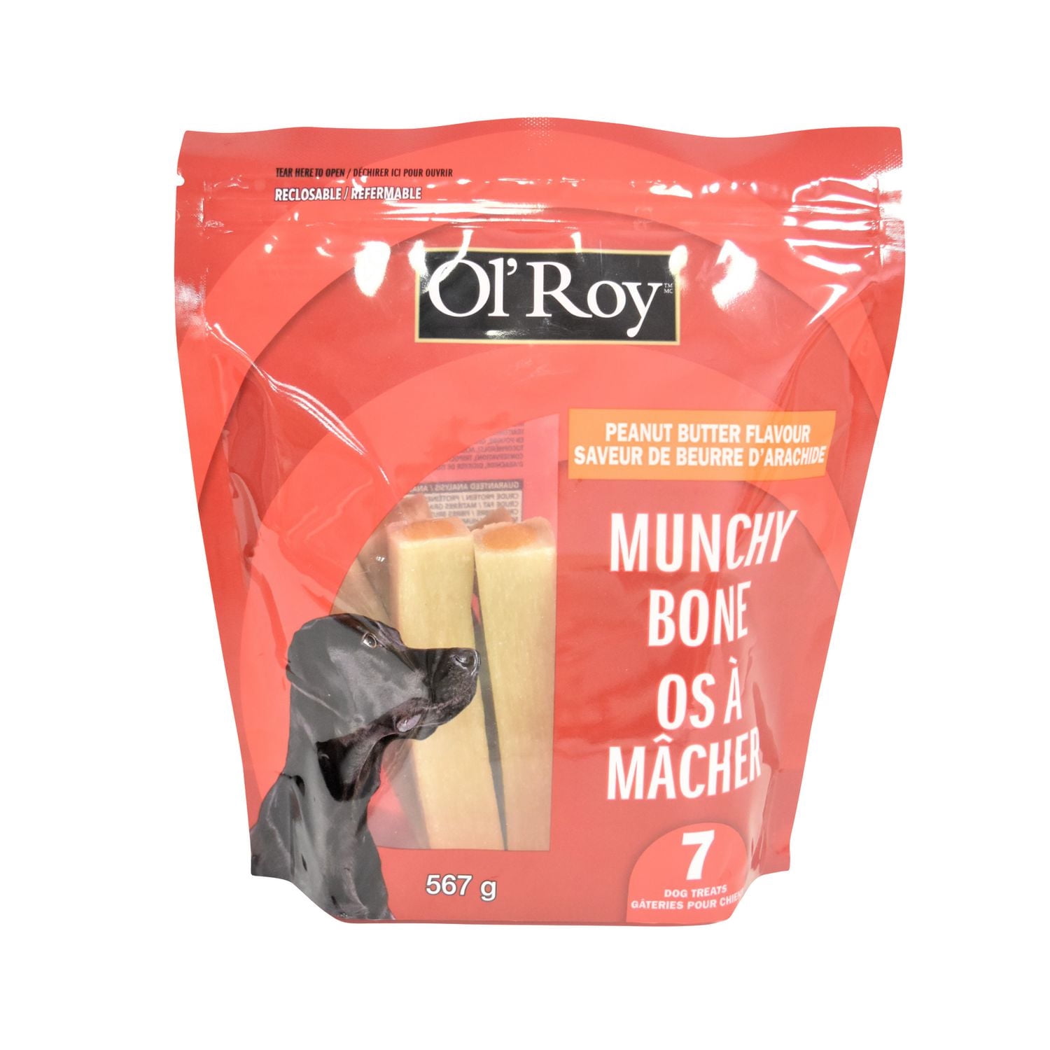 Ol' Roy Munchy Bone Value pack Peanut Butter Flavour