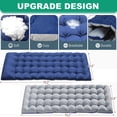 thumbnail image 3 of Slsy Portable Folding Camping Cot Bed with 2 Sided Mattress & Pillow, Adjustable 5-Position Folding Lounge Chair, Folding Cot Bed, 3 of 13