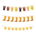 thumbnail image 2 of Transemion Decoration Banner 1pcs Set Party Banner For Retirement Hanging Banner Banner Kit Brown Yellow 16.4ft, 2 of 6