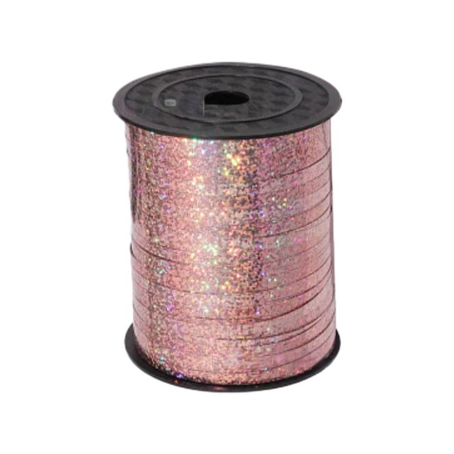 Youkk Plastic Ribbon Sparkling And multifunctional For Wedding And Party Decorations Sturdy Golden Curled Ribbon Rose Gold 1Set