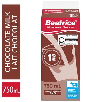 Beatrice Partly Skimmed Chocolate Milk 1%, 750ml