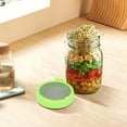 thumbnail image 2 of CJiaWei Ma Son Jar Sprouting Lid And Be An Sp Routs Sp Rout Growing Lids | Stainless Steel Screen Sp Rout Lid Microgreens Growing Kit Germination Kit For Broccoli S Eeds, 2 of 6