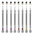 thumbnail image 2 of Ensemble de 16 Pcs de Tournevis Professionnels Mini Kit de Tournevis de Précision 0,6-1,6 mm pour Réparation de Montre Lunettes Électronique, 2 of 6