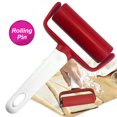 thumbnail image 2 of HEVIRGO Plastic Rolling Pin Pastry Cookie Dough Pizza Baking Roller Kitchen Utensil Tool, 2 of 8