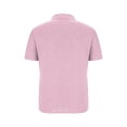 thumbnail image 4 of Chemises pour Hommes, Mode Décontractée Col en V Manches Pull Respirant Chemise Blouse Hauts, 4 of 5