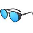 thumbnail image 1 of FEISEDY Lunettes de Soleil Steampunk Classiques pour Hommes Femmes Rétro Rondes Gothiques Lunettes Protection UV400 B2957, 1 of 6