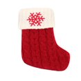thumbnail image 1 of 1~10PCS New Year Christmas Socks Red Snowflake Alphabet Letters Christmas knitting Stocking Christmas Tree Decoration For Home, 1 of 5