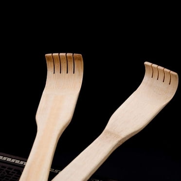 Bamboo Back Scratcher With Long Handle For Adults And Kids Effective Itch Relief For Hard To Reach Areas On Back And Shoulders Natural Wood Material And Portable Design 1Pc