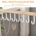 thumbnail image 4 of Agiferg Jewelry Stand Necklace Holder 2-Tier Jewelry Tower Rack With Earring Tray And Holes 8 Hooks Necklaces Hanging Storage Tree Display Organizer For Bracelets, 4 of 9
