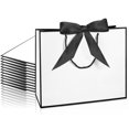 thumbnail image 2 of High Quality Gift Bags With Handles Bow Paper Packaging Bag With Ribbon For Wedding Birthday Party, 2 of 4
