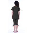 thumbnail image 3 of Moomaya Ensemble de Nuit pour Femmes Capri Coton 2 Pcs Chemises de Nuit, 3 of 6